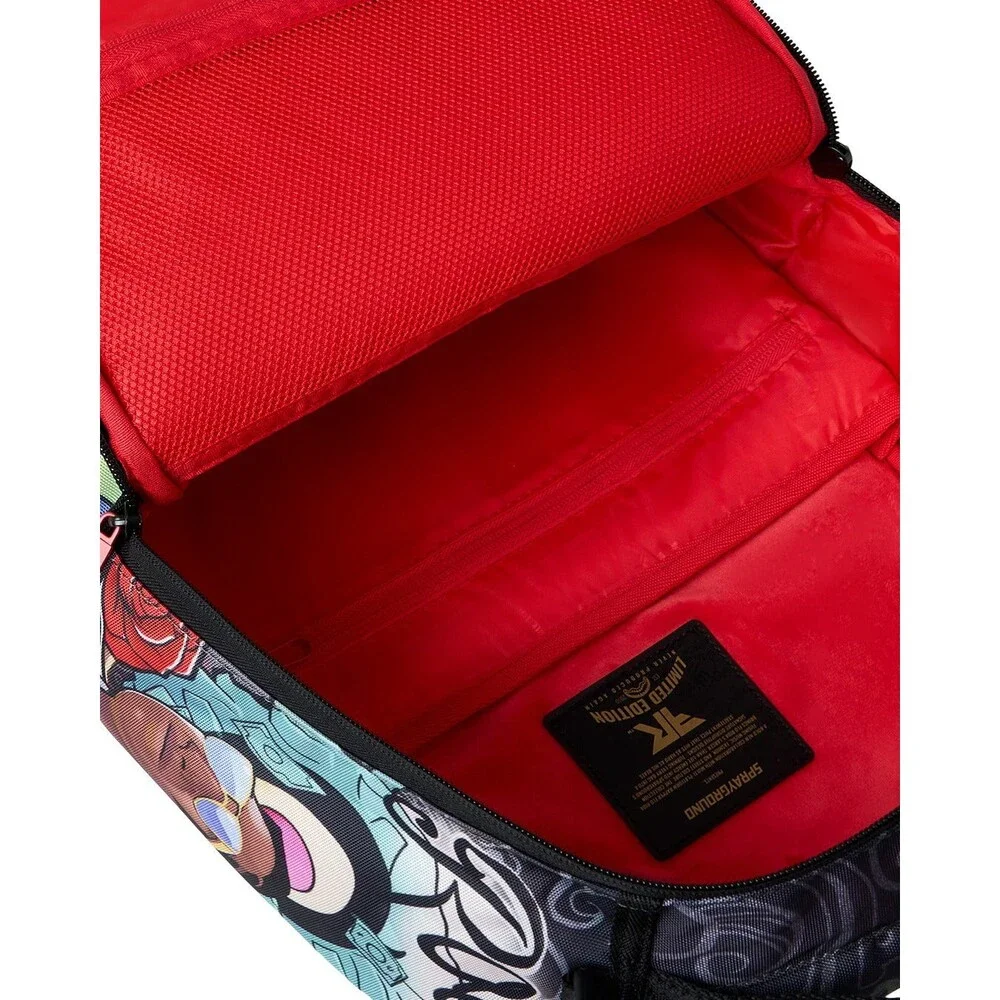 Sprayground Flo Rida Back Tattoo Backpack Unisex Multi Graphic Top Handle SPR382